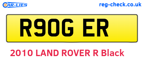 R90GER are the vehicle registration plates.