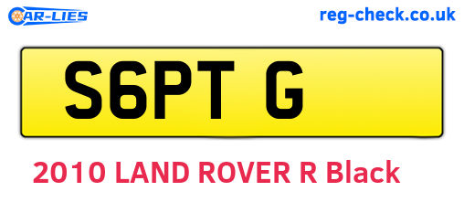 S6PTG are the vehicle registration plates.