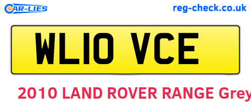 WL10VCE are the vehicle registration plates.