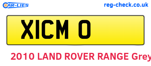 X1CMO are the vehicle registration plates.