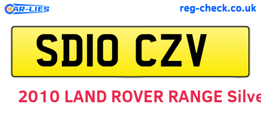 SD10CZV are the vehicle registration plates.