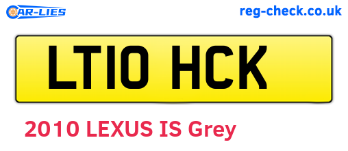 LT10HCK are the vehicle registration plates.