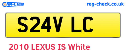 S24VLC are the vehicle registration plates.
