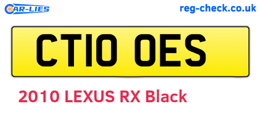CT10OES are the vehicle registration plates.