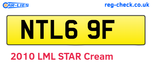 NTL69F are the vehicle registration plates.