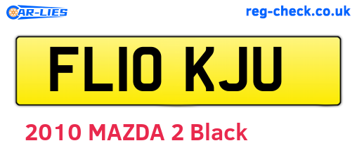 FL10KJU are the vehicle registration plates.