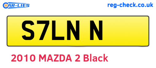 S7LNN are the vehicle registration plates.