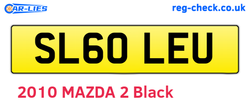 SL60LEU are the vehicle registration plates.