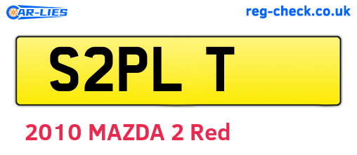 S2PLT are the vehicle registration plates.