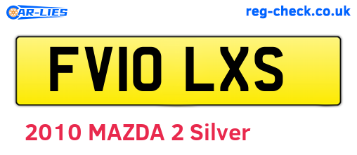 FV10LXS are the vehicle registration plates.