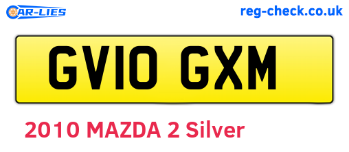 GV10GXM are the vehicle registration plates.