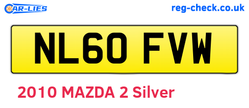 NL60FVW are the vehicle registration plates.