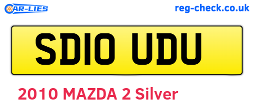 SD10UDU are the vehicle registration plates.