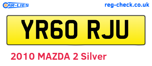 YR60RJU are the vehicle registration plates.