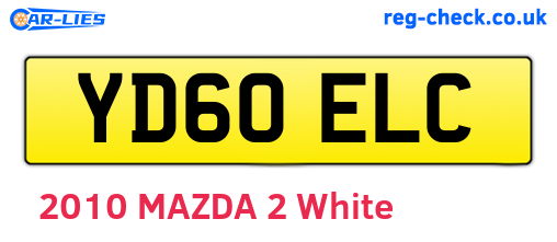 YD60ELC are the vehicle registration plates.