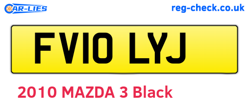 FV10LYJ are the vehicle registration plates.