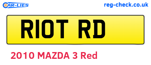 R10TRD are the vehicle registration plates.