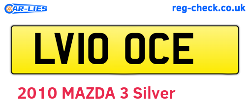 LV10OCE are the vehicle registration plates.