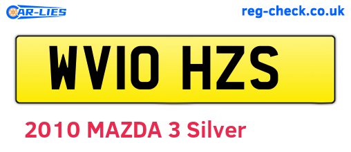 WV10HZS are the vehicle registration plates.
