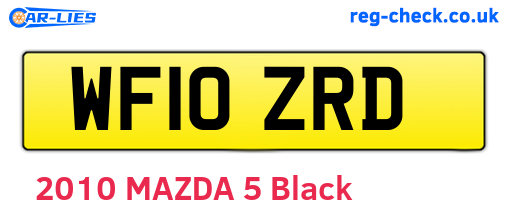 WF10ZRD are the vehicle registration plates.
