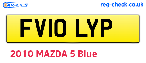 FV10LYP are the vehicle registration plates.