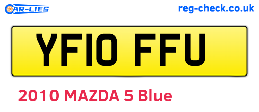 YF10FFU are the vehicle registration plates.