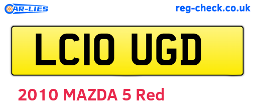 LC10UGD are the vehicle registration plates.