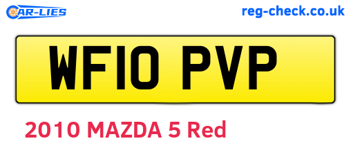 WF10PVP are the vehicle registration plates.