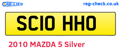 SC10HHO are the vehicle registration plates.