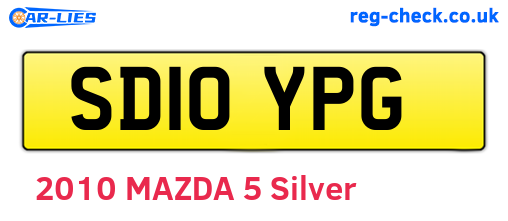 SD10YPG are the vehicle registration plates.