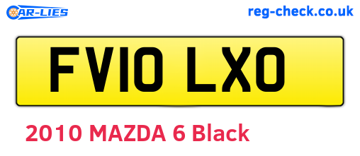 FV10LXO are the vehicle registration plates.