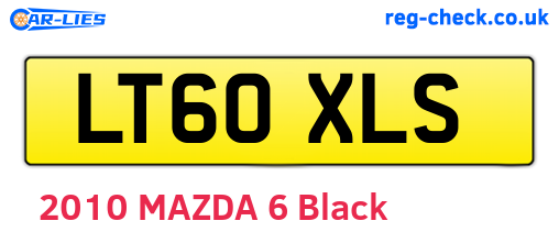 LT60XLS are the vehicle registration plates.