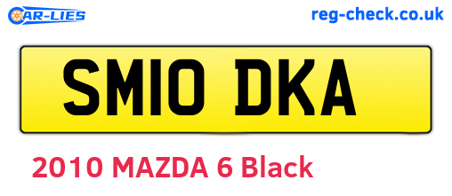 SM10DKA are the vehicle registration plates.