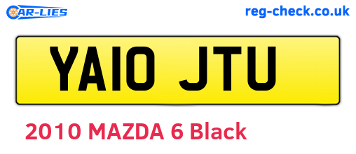 YA10JTU are the vehicle registration plates.