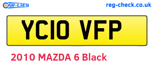 YC10VFP are the vehicle registration plates.