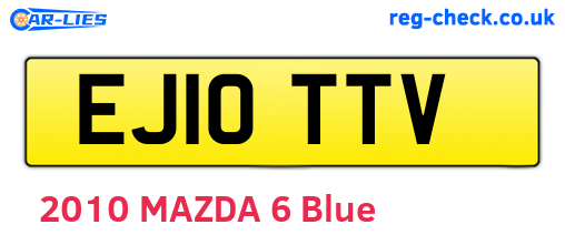 EJ10TTV are the vehicle registration plates.