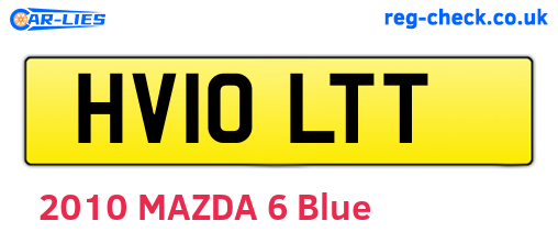 HV10LTT are the vehicle registration plates.