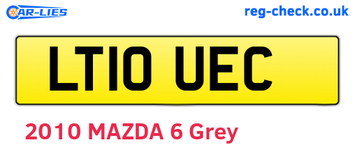 LT10UEC are the vehicle registration plates.
