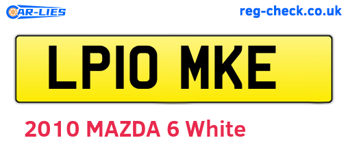 LP10MKE are the vehicle registration plates.