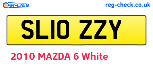 SL10ZZY are the vehicle registration plates.
