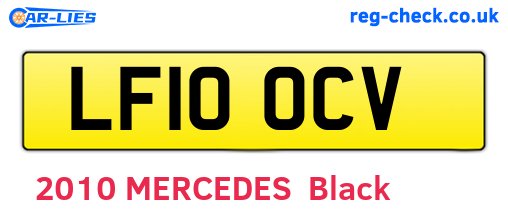 LF10OCV are the vehicle registration plates.