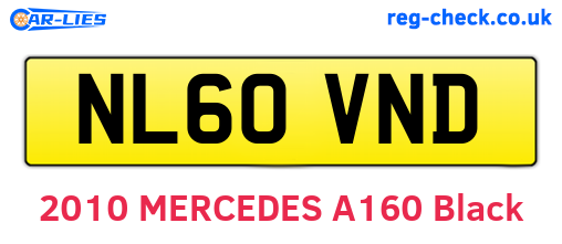 NL60VND are the vehicle registration plates.