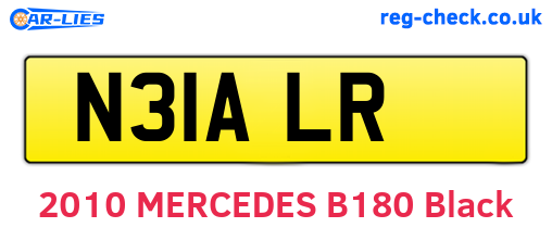 N31ALR are the vehicle registration plates.