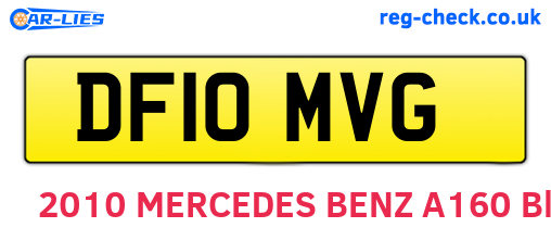 DF10MVG are the vehicle registration plates.