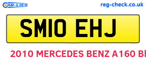 SM10EHJ are the vehicle registration plates.