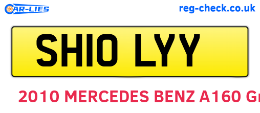 SH10LYY are the vehicle registration plates.