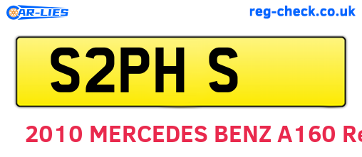 S2PHS are the vehicle registration plates.