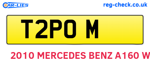 T2POM are the vehicle registration plates.