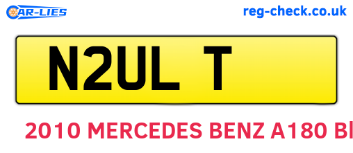 N2ULT are the vehicle registration plates.