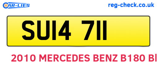 SUI4711 are the vehicle registration plates.